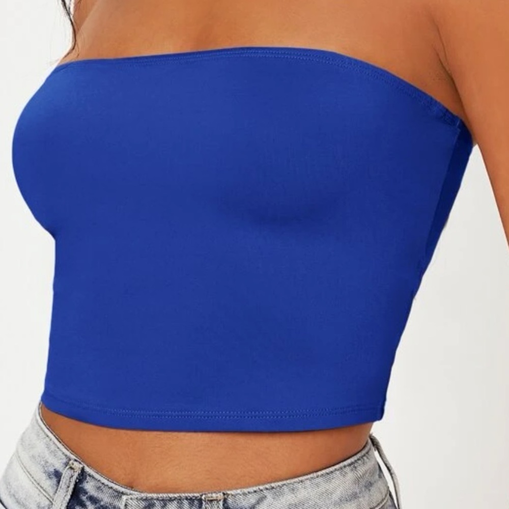 Blue crop top (NEW)
